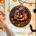 thumbnail image 2 of Mom's Best Pegatinas para letreros de vidrio para puertas y ventanas con gatos negros de la noche de Halloween, 2 of 7
