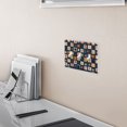 thumbnail image 5 of Yayeee Toggle Light Switch Wall Plate 2-Gang 4.56"x4.48" Decorative Outlet Cover, Blue Circle Mosaic, 5 of 7