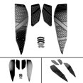 thumbnail image 1 of Motor Genic Foot Peg Plate Footrest Step Pad Mat Cover For Yamaha XMAX 300 2017-2018 Black, 1 of 5