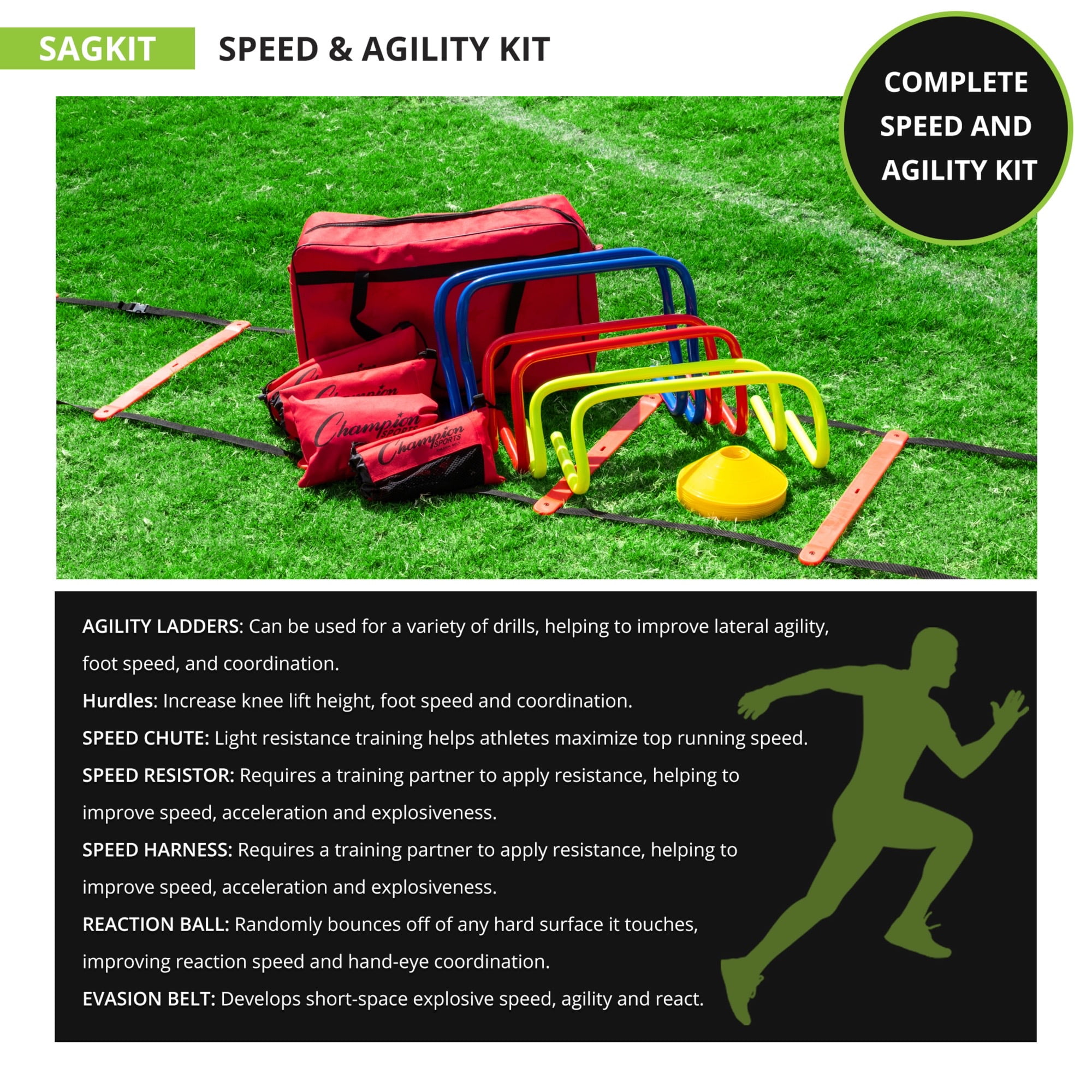 Champion Sports Speed Agility Kit