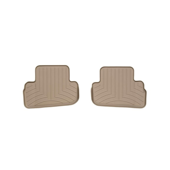 WeatherTech Custom Fit FloorLiners compatible with Cobalt, G5 - 2nd Row (2-Piece Liner), Tan