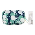 thumbnail image 4 of Sophia Joy Zippered Travel Makeup & Accessory Clutch in Blue Floral Pattern with Signature Gold Hardware, 4 of 7