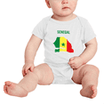 thumbnail image 2 of Senegal Map Flag Boy Girl Bodysuits (White, 12-18 Months), 2 of 5