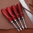 thumbnail image 3 of Outils de Coupe en Cuir Chanfreineuse Multifonctionnelle Pratique Chanfrein Polissant Professionnel en Acier Inoxydable Chanfrein Outil de Récolte Type2, 3 of 7
