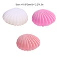 thumbnail image 2 of Women Shell Shape Jewelry Box Solid Color Exquisite Replacement Decorative Protective Pendant Jewellery Case Accessories Pink, 2 of 7