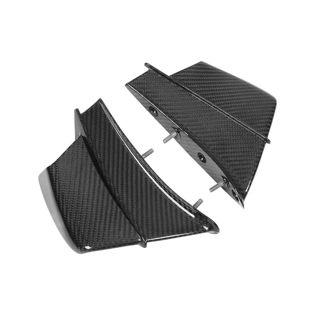 Motorcycle Winglets,2 Pcs 3K Carbon Carbon Fiber Motorcycle Winglets Motorcycle Spoiler Wing Performance Driven