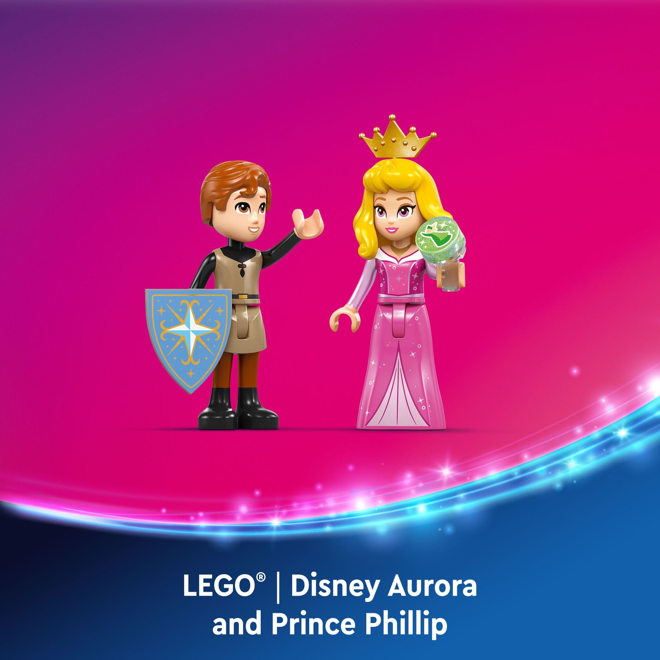LEGO Maleficent’s Dragon Form and Aurora's Castle Building Set for Kids, 43240