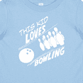 thumbnail image 4 of Inktastic This Kid Loves Bowling Boys or Girls Baby T-Shirt, 4 of 5