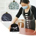 thumbnail image 2 of Zootealy Single-Use Waterproof Oil Resistant Anti-Dust Multi-Function Lastics Apron, 2 of 8
