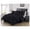 Black + King, variant on Sydney 7-Piece Pinch Pleat Pintuck Bedding Comforter Set (California King, Spa Blue)