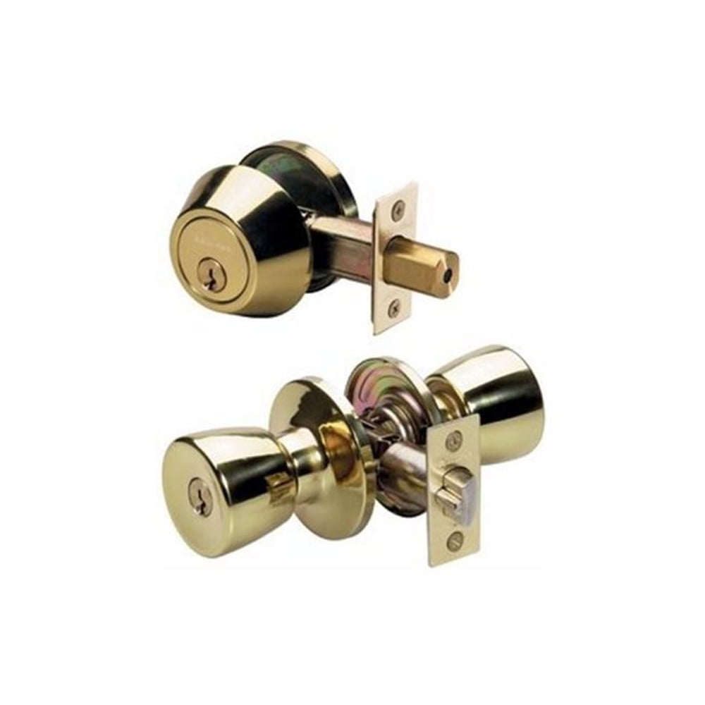 Antique Brass 1 Pack Master Lock TUO0305 Tulip Privacy Knob