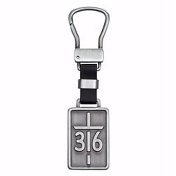 Christian Art Gifts John 3-16 Luxleather Keyring with Gift Tin