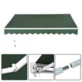 thumbnail image 1 of Outsunny 10’x8’ Manual Retractable Waterproof  Awning, 1 of 10