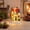 112#H, variant on Christmas Village Houses Resin Light Up Christmas Mini House Figurines, LED Illuminated Resin Mini House With Snow Covered Roof, Tabletop Decoration for Christmas Village Display Mantel Shelf