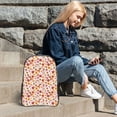 thumbnail image 6 of Kdxio Fall 70s Groovy Hippie Clear Backpack, Transparent Bookbag for School for Women Men, Capacity Clear Bag for College, Travel, 6 of 7