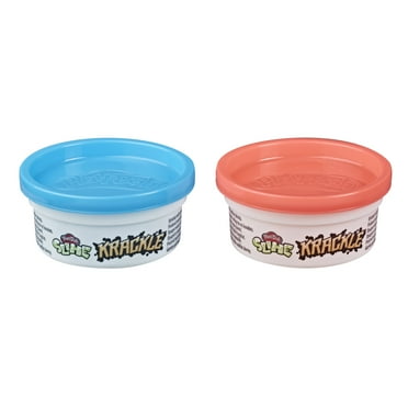 Play-Doh Krackle Slime Blue and Pink 2-Pack of Slime (3.5 Ounces), Ages 3 