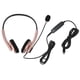 thumbnail image 4 of Auriculares para centro de llamadas con cancelación de ruido, multifuncionales, elegantes, HD, para llamadas, protección auditiva, auriculares para teléfono, oro rosa, tipo C, 4 of 10