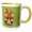 Yellow/White, variant on 3drose, Another Year Older with Beautiful Artistic Fox for Fox Sake Greeting, 11oz Two-tone Yellow Mug