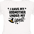thumbnail image 4 of Inktastic I Have My Godmother Under My Spell with Cute Witch Hat Boys or Girls Long Sleeve Baby Bodysuit, 4 of 5