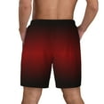 thumbnail image 4 of Haiem Red Geometric Men'S Quick-Dry Swim Trunks: Comfortable Beach Shorts With Mesh Lining And Pockets - Ideal For Swimming And Sunbathing Xx-Large, 4 of 9