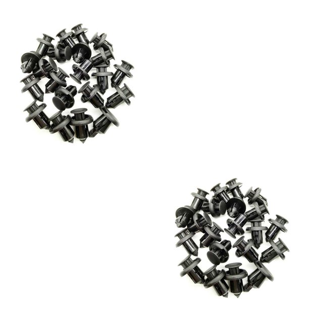 Sidaley Clip de sujeción de plástico para automóvil de 10 mm para Civic Accord CRV Clips fijos de guardabarros de parachoques de 2piezas