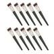 thumbnail image 3 of 10 Uds cepillo corrector oblicuo pelo de fibra suave ergonómico Flexible brocha para base de maquillaje herramienta cosmética, 3 of 8