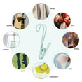 thumbnail image 4 of ROSENICE Utility Clips With Hook Clothes Pin 10Pack 3.9x1.6in, 4 of 6