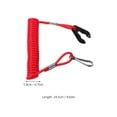 thumbnail image 2 of Raindrops 5Pcs Multifunctional Boat Engine Safety Lanyard Red Emergency Stop Cord for Marine Use, 2 of 8