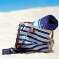 thumbnail image 6 of REGALWOVEN Oversized Beach Towel, Comfort Swim Towels, Quick Dry and Absorbent Towels for Travel Blue 32' x 64', 6 of 8