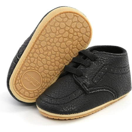 

Baby Boys Girls Sneakers Anti-Slip Oxford Loafer Flats Infant Toddler PU Leather Soft Sole Baby Shoes