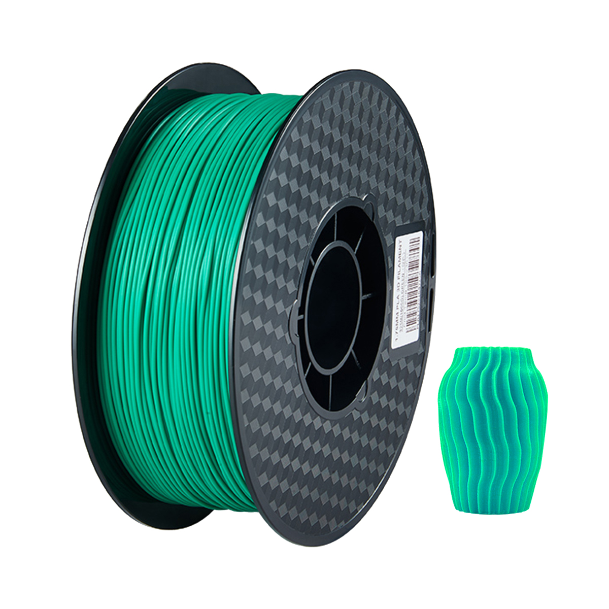 GreenProducts 1.75mm PLA Green Filament 1kg 0.03mm Safe Low Fume bio