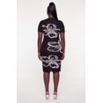 thumbnail image 3 of Women's Plus Size Printed Short Sleeve Sweater Dress, 3 of 3