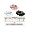 thumbnail image 2 of Daeful Wedge Flip Flops for Women Thong Sandals Ladies Summer Beach Rhinestone Wedding Shoes With Bling, 2 of 4