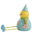 thumbnail image 3 of Easter Chick Figurine Polyresin Flowers Polka Dots A5373i, 3 of 3