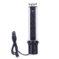 thumbnail image 1 of Prise de Courant pour Centre de Données Électrique, Prise de Courant de Table, Prise 5 US et 2 Ports USB, Prise Sécurisée (US Plug), 1 of 8