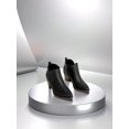 thumbnail image 4 of Women's Lightweight Pointed Toe Chunky Ankle Boots, Fall/Winter Fashion Slip-Resistant Pu Leather Elegant Classic American Style Short Boots, 4 of 5