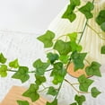 thumbnail image 6 of 1pcs Artificial Purple Sweet Potato Vine Hanging Leaf for Home Garden Party Indoor Outdoor Decor, 6 of 9