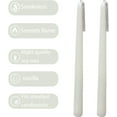 Milky White Taper Candles10 Inch Vanilla Scented Candle Sticks Burn 4