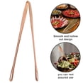 thumbnail image 4 of 1 Set 2 Pcs Stainless Steel Food Clamps Barbecue Clips Cooking Tongs for Home, 4 of 8