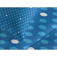 thumbnail image 4 of Ambesonne Blue Quilted Bedspread Set 3 Pcs, Bold Polka Dots Retro, Queen Size, Blue Pale Blue White, 4 of 5