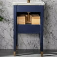 thumbnail image 4 of Clara 20" Single Bathroom Vanity with Porcelain Top - Blue, 4 of 10