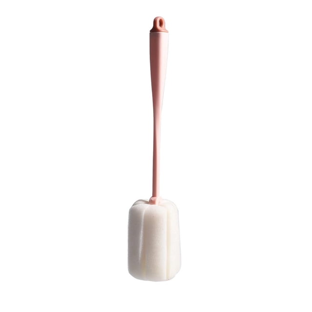 Multi-Angle Cup Cleaning Brush with Extendable Handle, Soft Sponge for Tea Stains, Durable for Baby Bottles and Thermos, Compact Design for Kitchen Use