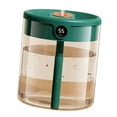 thumbnail image 3 of Difusor de aceite aromático grande de 2 l para el hogar y el dormitorio, humidificador USB de doble boquilla con pantalla LCD verde de humedad, 3 of 8