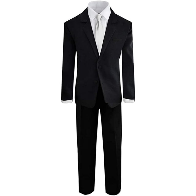Black and white formal suit deals