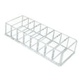 thumbnail image 4 of Organizador de cajones transparente de 8 espacios para tocador, organizador compacto de acrílico transparente para encimera, cajón y baño., 4 of 8