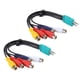 thumbnail image 3 of Cable De Vídeo, Práctico Cable De Vídeo 3,5 2,5 A 5RCA Para TV LCD, 3 of 7