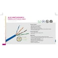 thumbnail image 2 of Cat6 CMP Plenum 550MHz, 23AWG UTP, 1000 Feet, Solid, 100% Pure Copper, UL CERTIFIED, Easy to Pull (Reelex II) Box, Ethernet Cable, Green, Infinity Cable Products, 2 of 4