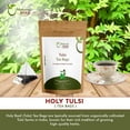 thumbnail image 7 of Holy Basil, Tulsi Tea Bags | 100% Natural Ingredients, Caffeine-Free Herbal Blend in Pyramid Tea Bags | Eco-Conscious Design for Pure Flavor and Sustainable Enjoyment, 9 OZ (Pack of 100), 7 of 7
