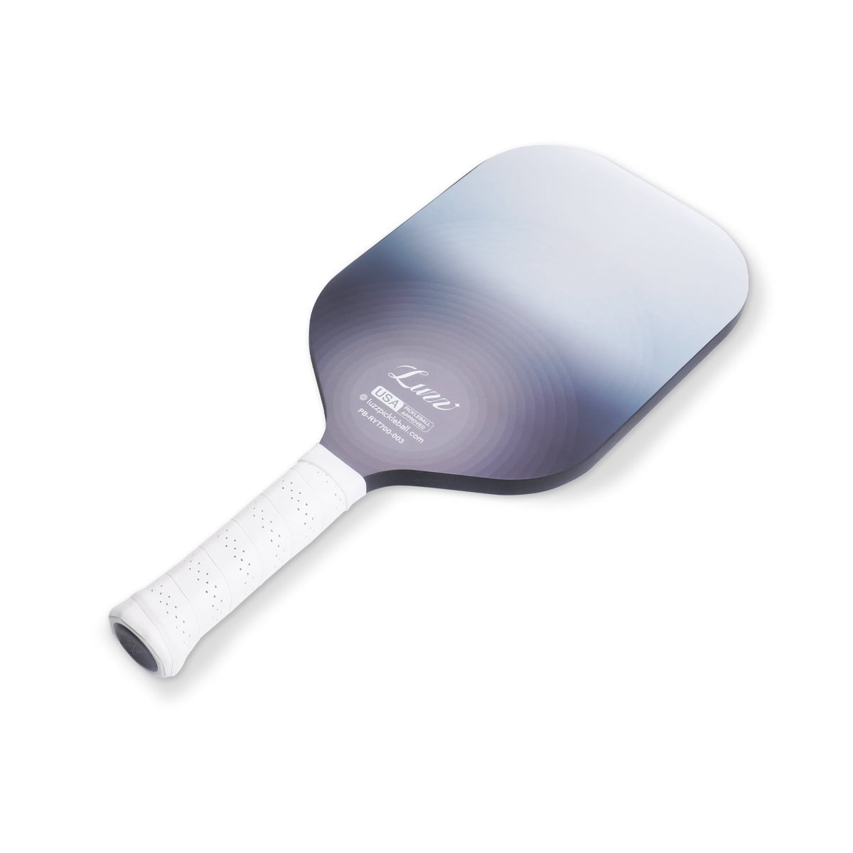 Luzz Pickleball Paddle Carbon Fiber Frameless T700 Raw Thermoformed Intermediate Advanced Racket(14mm) Fog