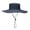 Navy Blue, variant on Mightlink Bucket Hat Wide Brim UV Protection Men Breathable Mesh Anti Scratch Cap for Fishing